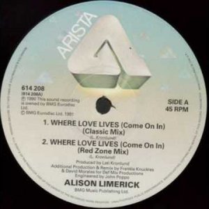 Alison Limerick - Where Love Lives